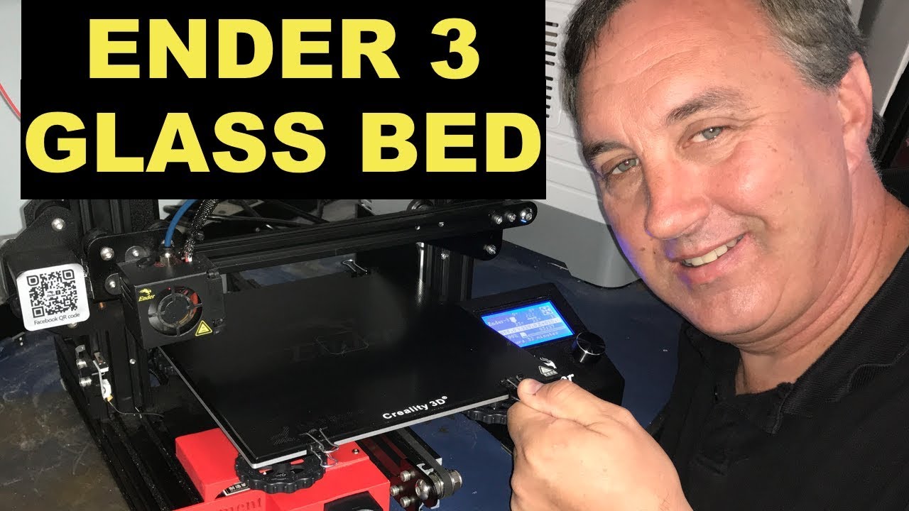 Установка и обзор стеклянной кровати Creality Ender 3