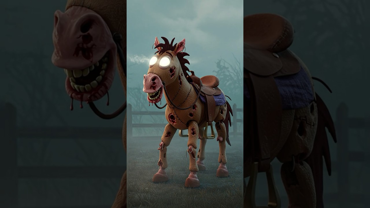 Horror Version of Toy Story! Alien, Bullseye & Forky Turned Into Nightmares! 😱🧸 