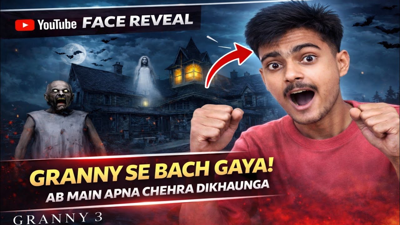 GRANNY 3: Finally Granny House Se Bach Gaya 😱 | Face Reveal | Granny Horror Gameplay