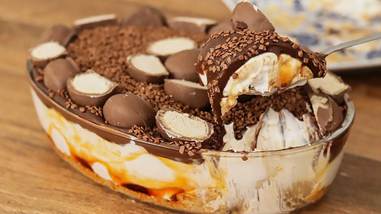 SOBREMESA FÁCIL QUE NÃO VAI AO FOGO, FORNO E SEM GELATINA | Gabriel Freitas