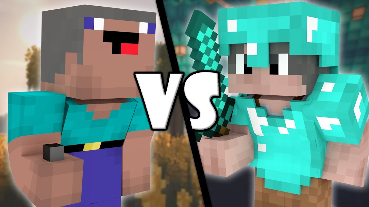 OLD NOOB VS OLD PRO - Minecraft