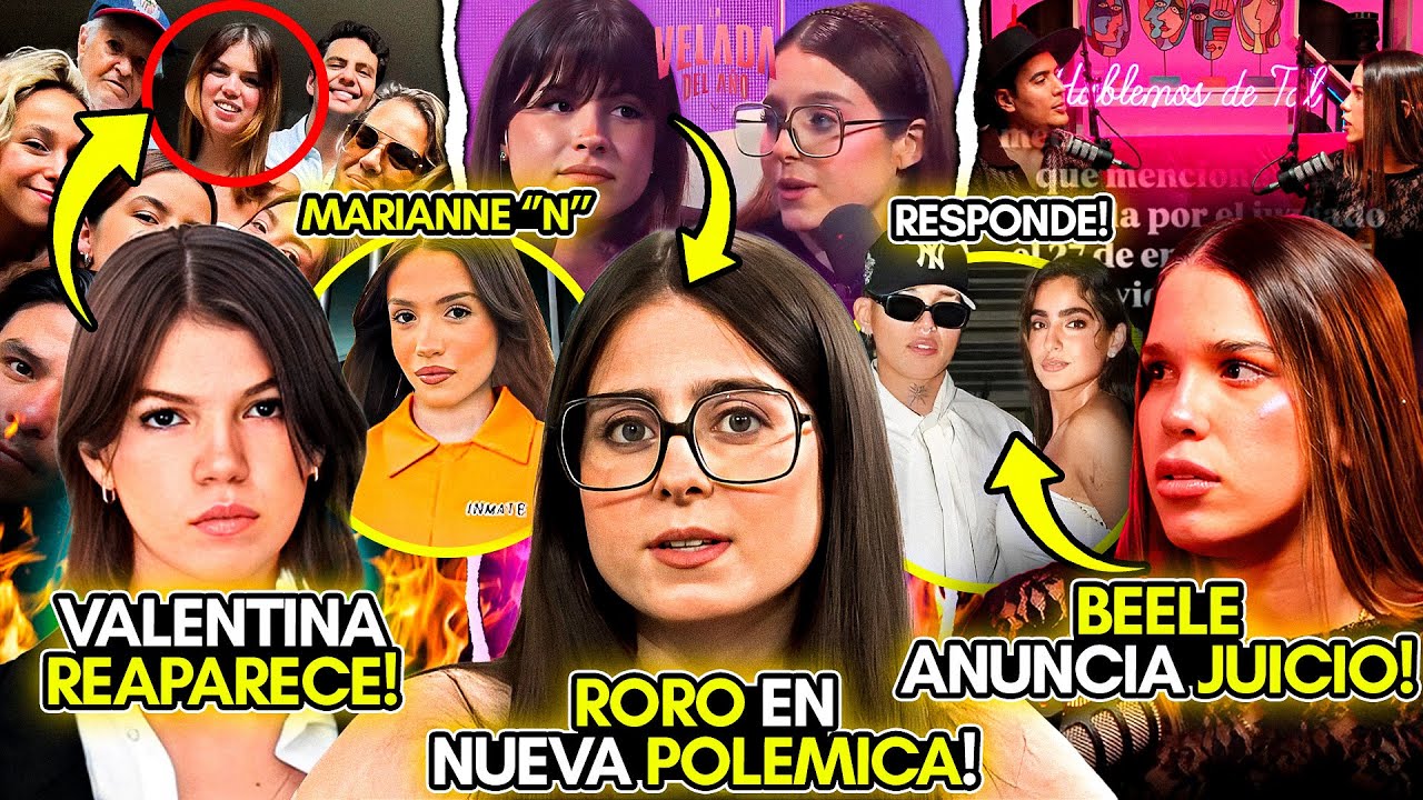 INFLUENCER RORO FUNADA! OSCURO PASADO! VALENTINA reaparece! JUICIO por PODCAST de UN TAL FREDO! FORD