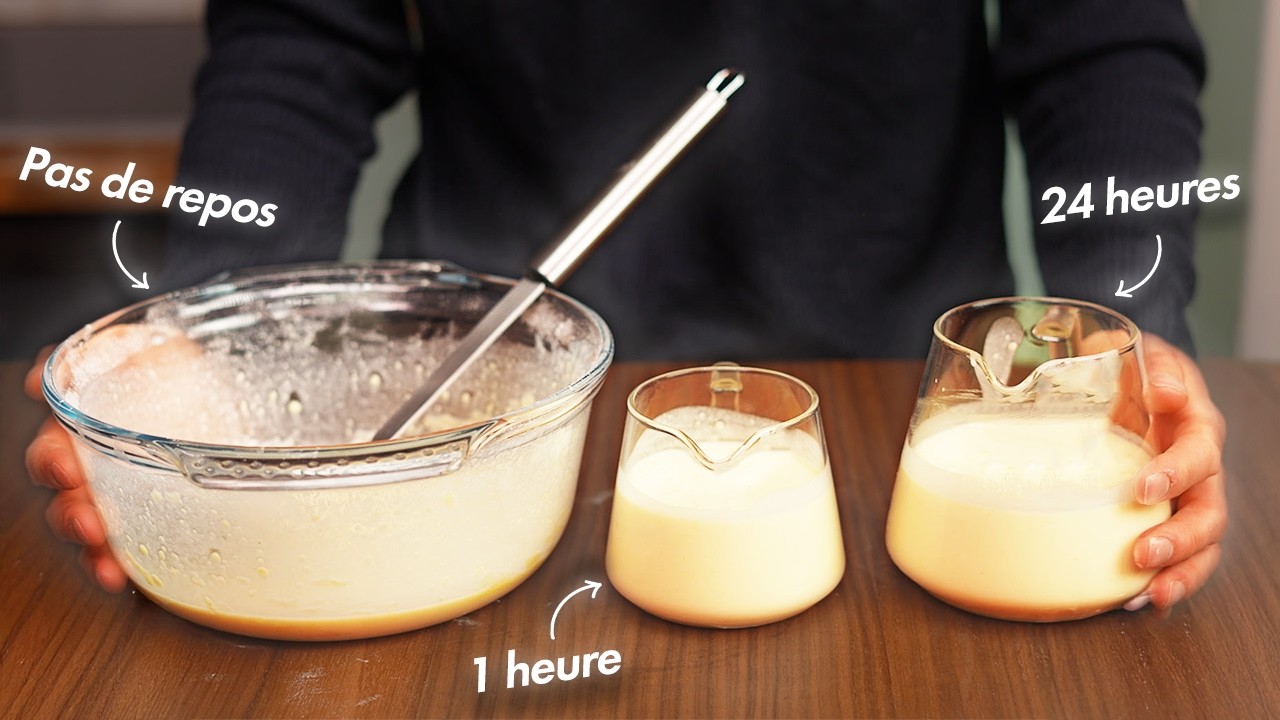 Pâte à CRÊPES : faut-il vraiment attendre ? J’ai testé pour vous.
