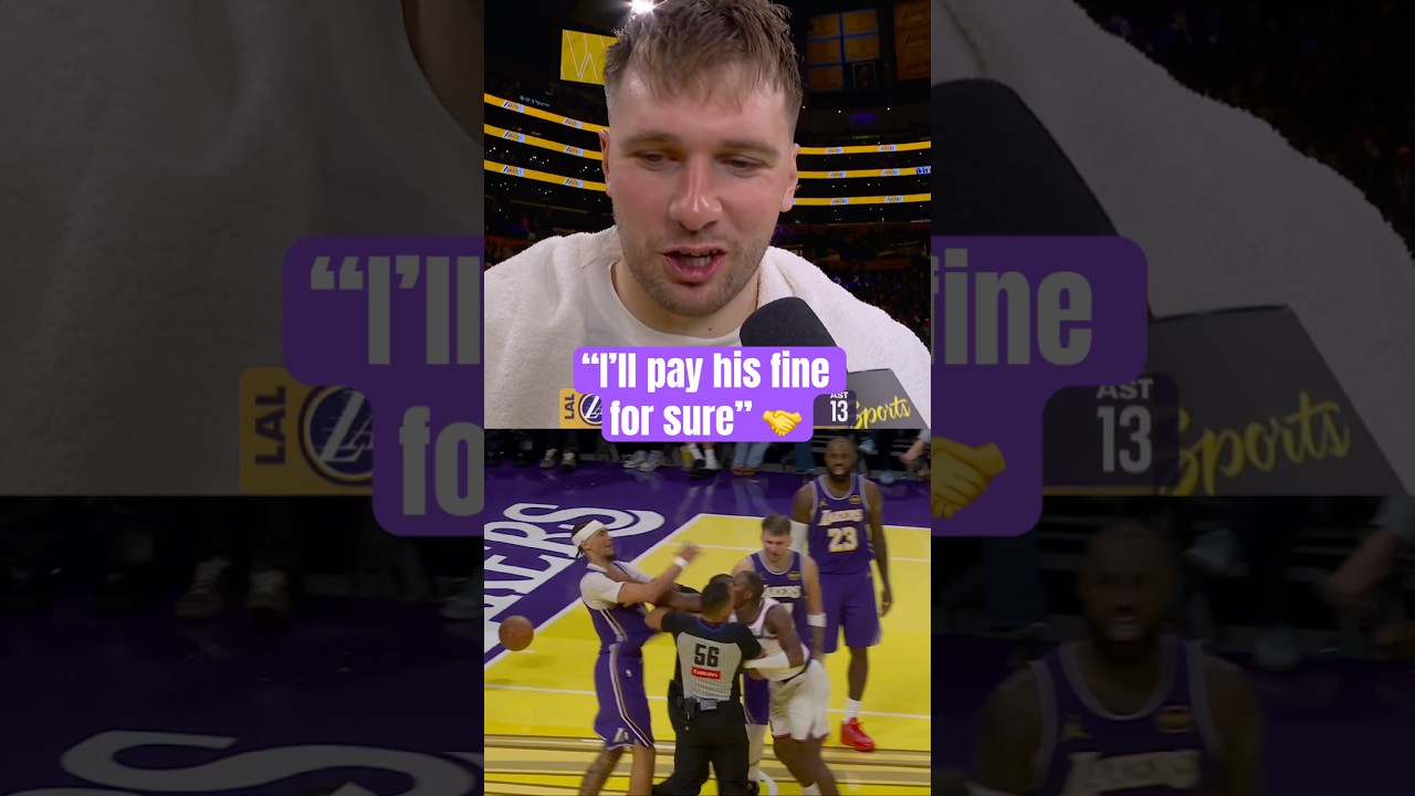 Luka after Jaxson Hayes had his back 💜