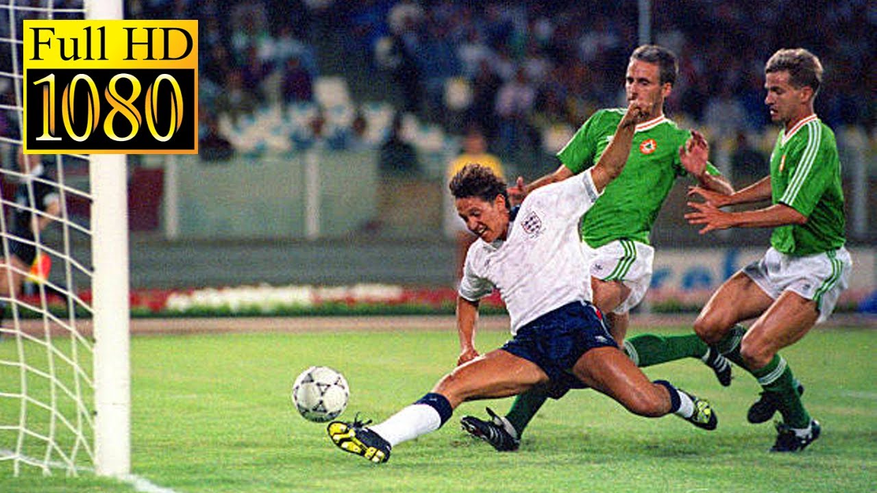 England - Ireland World Cup 1990 | Full highlight - 1080p HD | Gary Lineker