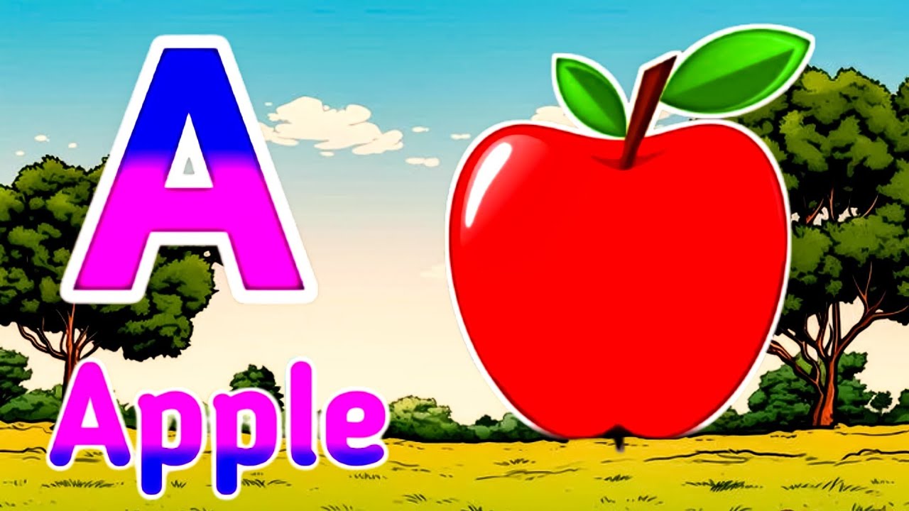 Phonics Song 2 with TWO Words in 3D - A For Airplane - ABC Alphabet Songs & Sounds  016