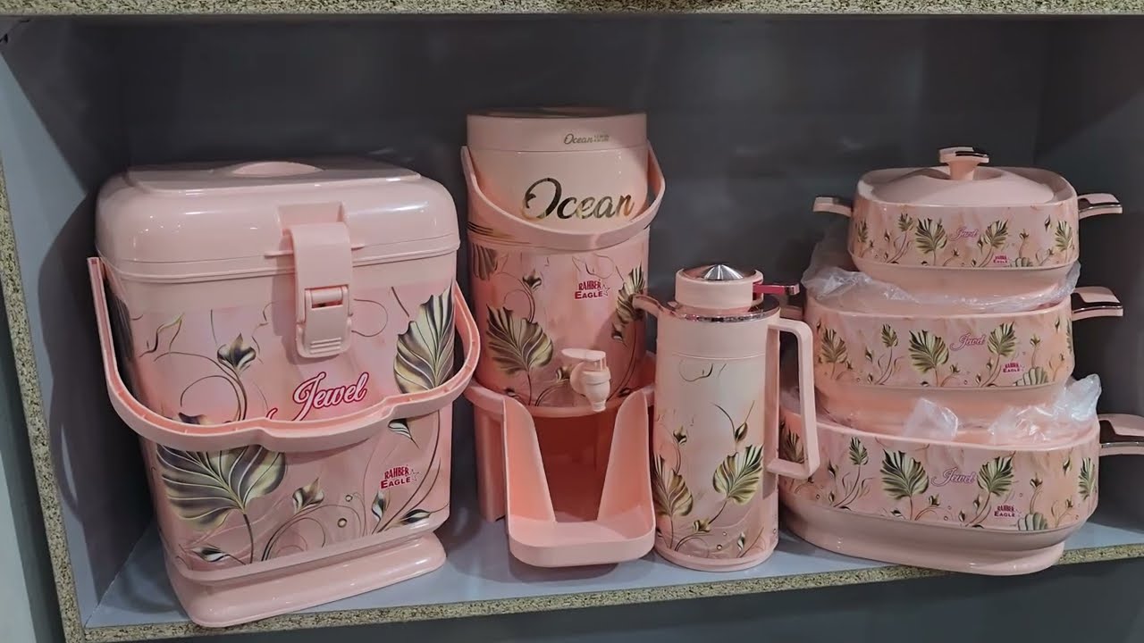 HotPot and Cooler Sets 7pc and 4pcs For Daily Use and Jahez