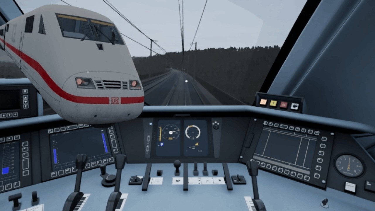 Germany DB 401 BR (OG ICE TRAIN) 1989 Schnellfahrstrecke Kassel-Würzburg Route (CONDUCTOR'S POV)