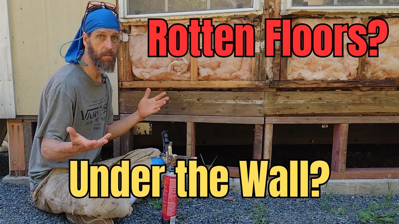 How to fix (not replace) Rotten Subfloor under the Wall.