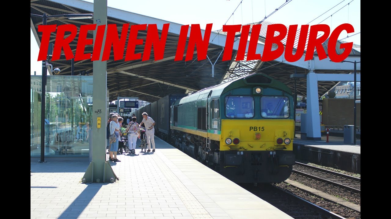Treinen op station Tilburg!