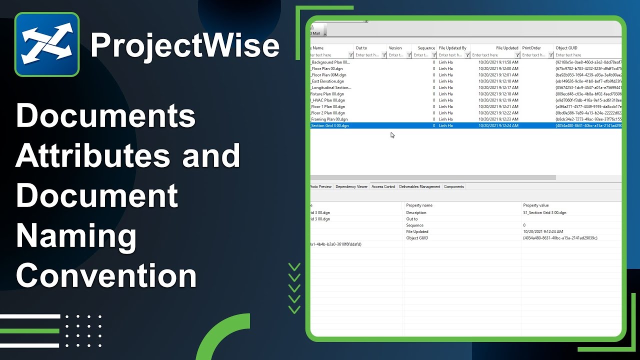 Lesson 1: Documents Attributes and Document Naming Convention