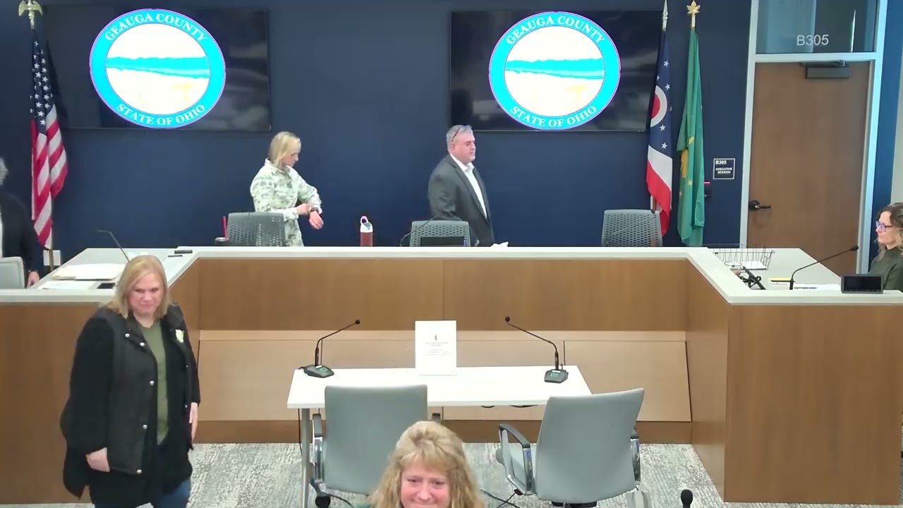 Geauga County Board of County Commissioners Meeting of 17 March 2026