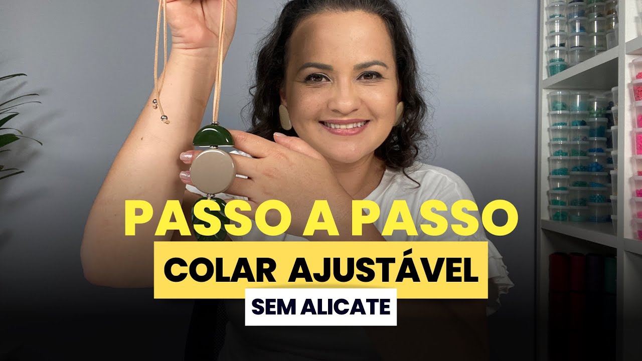 Passo a Passo Colar Ajustável sem Alicate