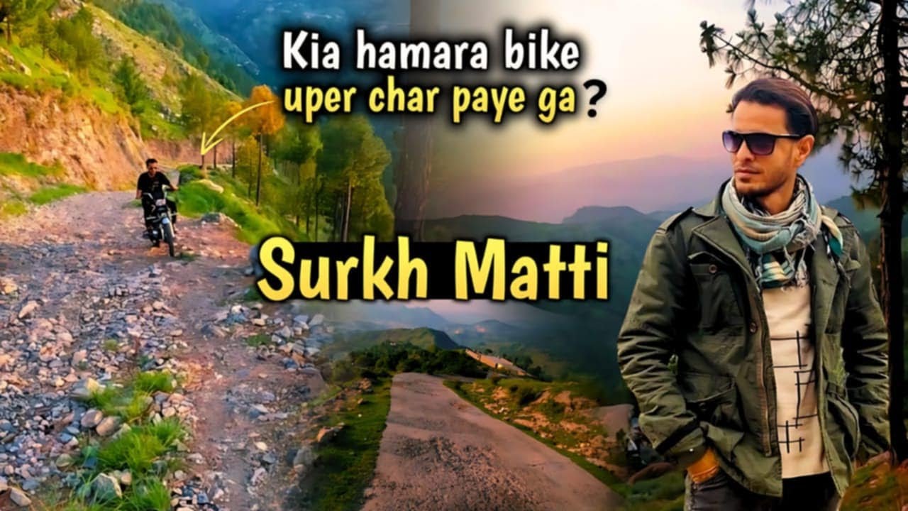 Kia Hamari Bike Pahari Pe Charh Paegi? Pooray Abbottabad Ka Top Se Haseen Nazara / @Kiyani-vlogs