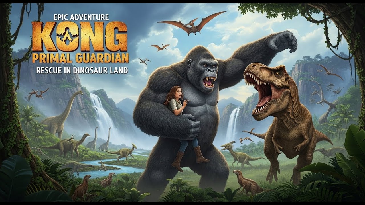 Epic Adventure: KONG and the Rescue in Dinosaur Land | Primal Guardian