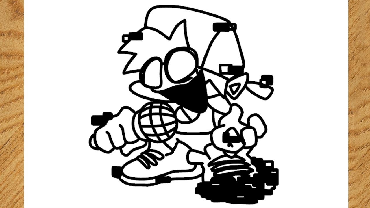 Como dibujar a Boyfriend corrupto Pibby - Fiday Night Funkin
