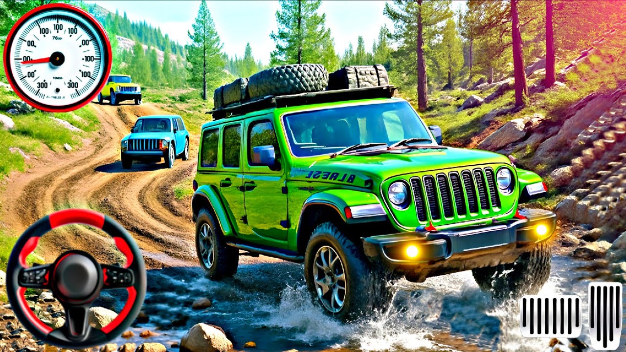 New 4x4 Modified jeep Driving game  - Android Gameplay 
