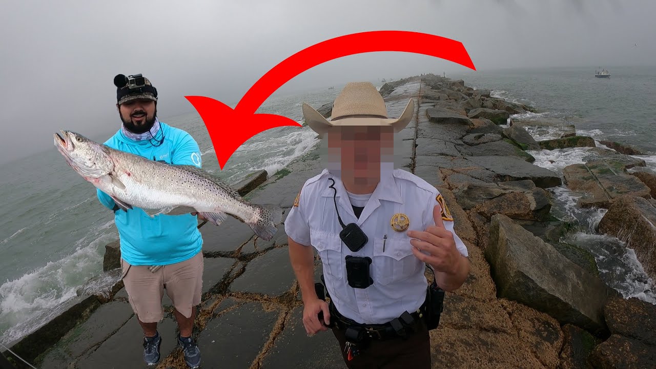 Cops Kicked Me Off Jetty For Catching A 30 Inch Trout