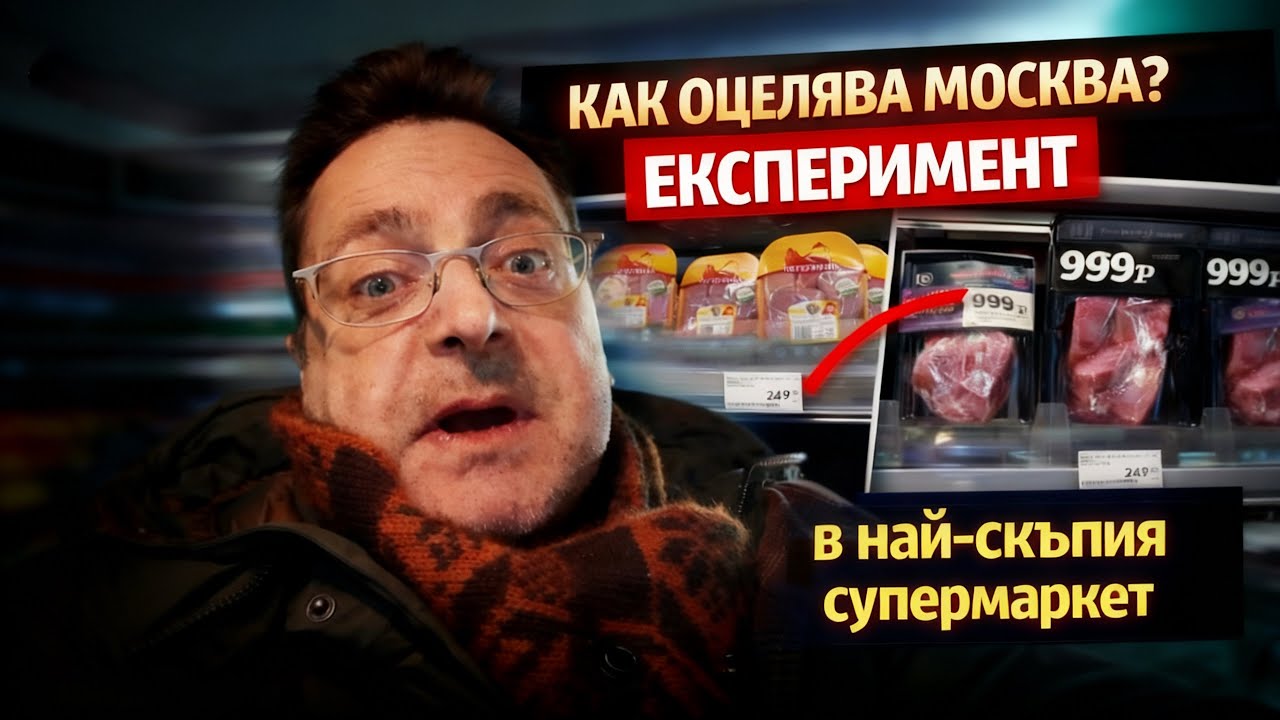 Как Москва выживает? Эксперимент в самом дорогом супермаркете (по текущим ценам).