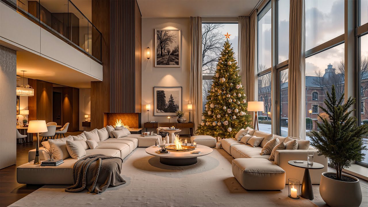 Mellow Jazz Background In A Luxury European Living Room - Smooth Jazz To Welcome The New Year 2026