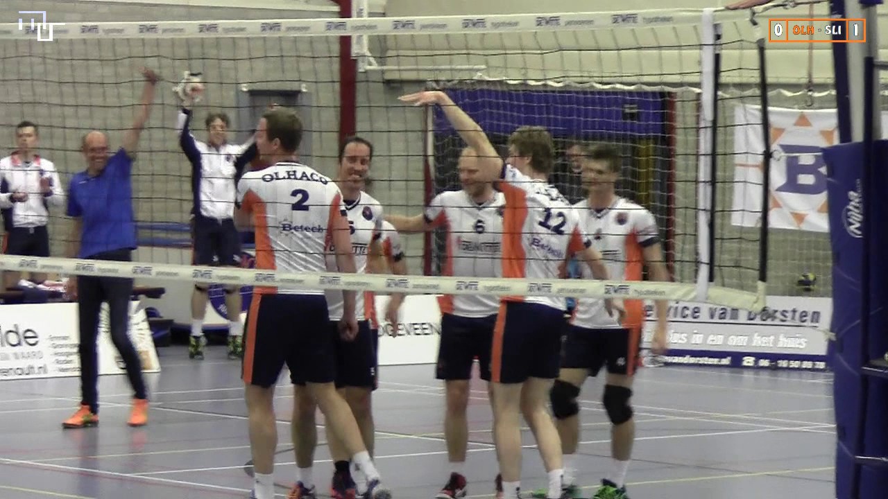 Volleybal Heren Topdivisie: De Witte Olhaco H1 - Sliedrecht Sport H1 [22-04-2017]
