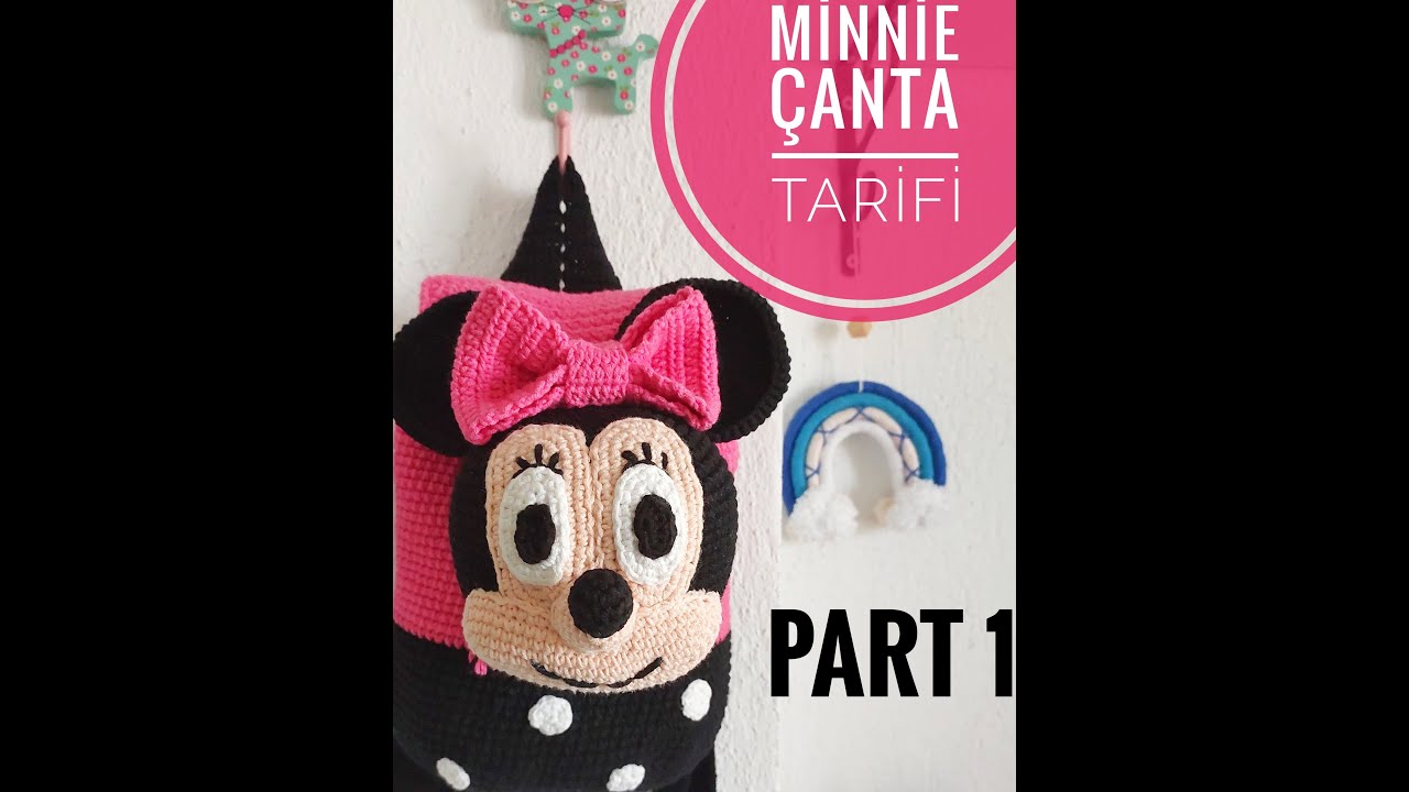 Kız Çocukları İçin Minnie Çanta Yapımı / PART 1