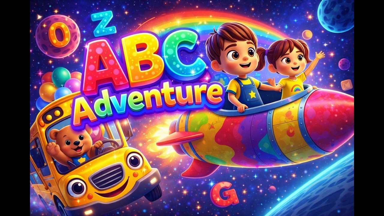 ABC Adventure Song for Kids | Learn Alphabet A to Z Fun!