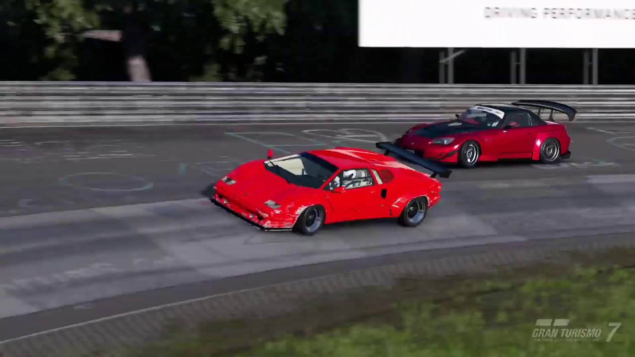 Gran Turismo 7 Nurburgring Lamborghini Countach 700HP