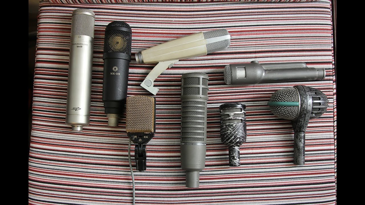 Kick Drum Mic Shootout - EV 666 vs. EV RE-20 vs. AKG D12 vs. Sennheiser MD421 vs. Audix D6.