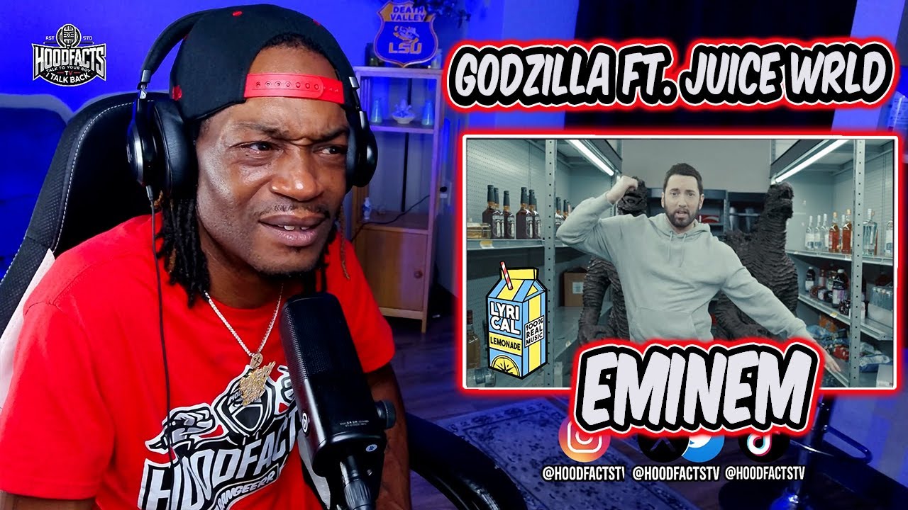 HoodFacts TV Reacts to | Eminem - Godzilla ft. Juice WRLD