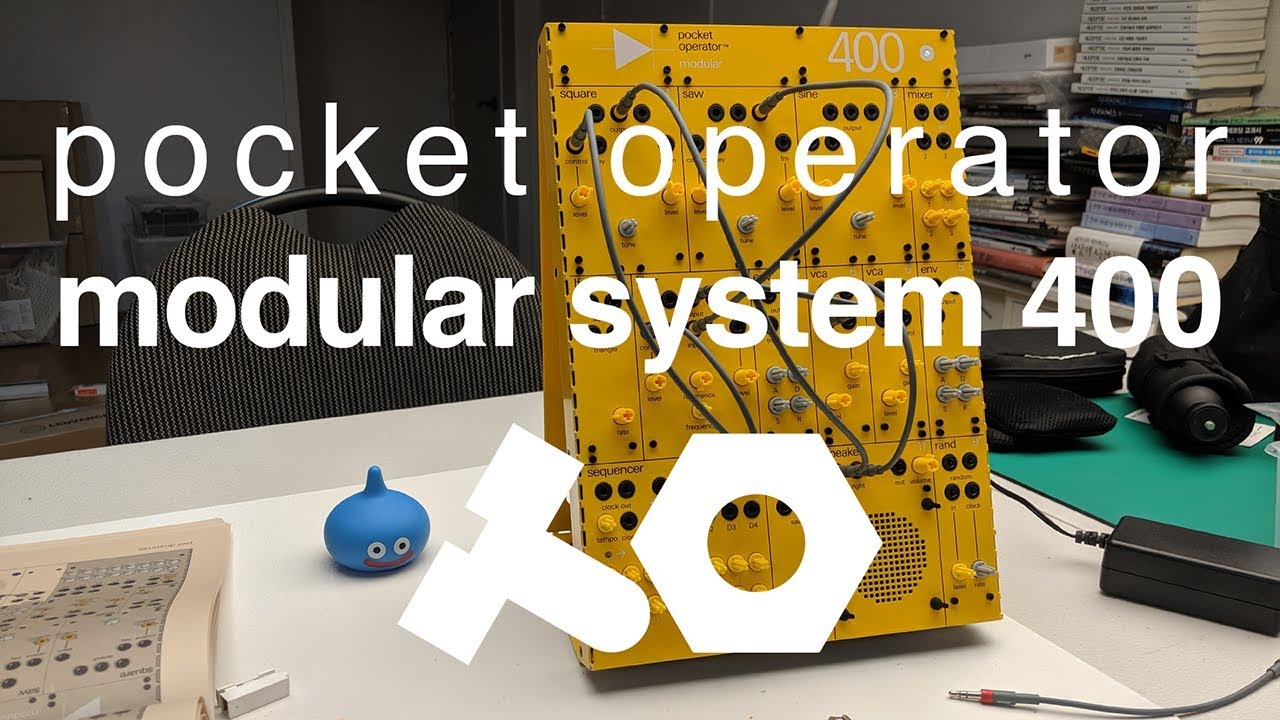 pocket operator modular system 400 by teenage engineering (unboxing and assembling)