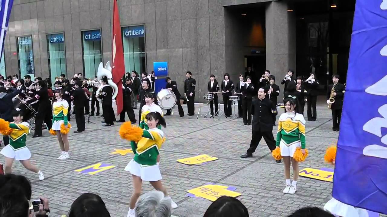 2013年箱根駅伝　明治応援