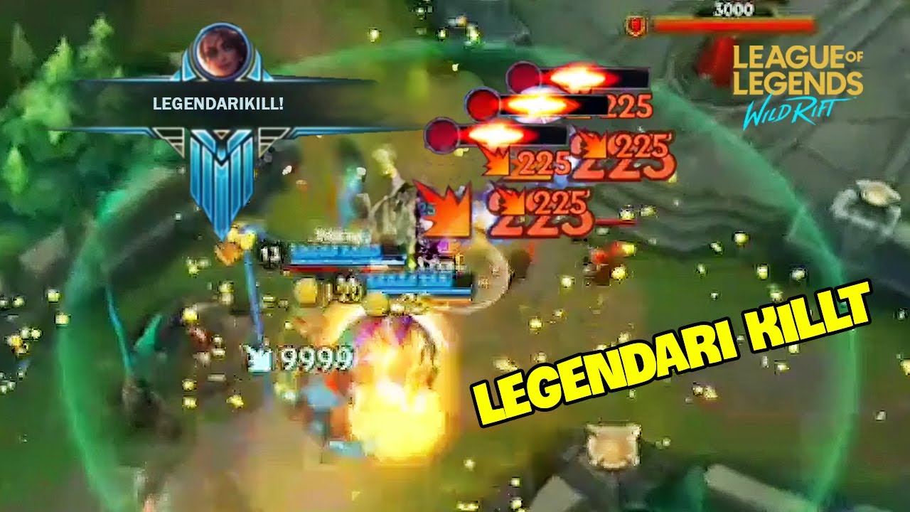 Wild Rift PENTAKILL - SAMIRA LEGENDARIKILL! | LoL Wild Rift Montage