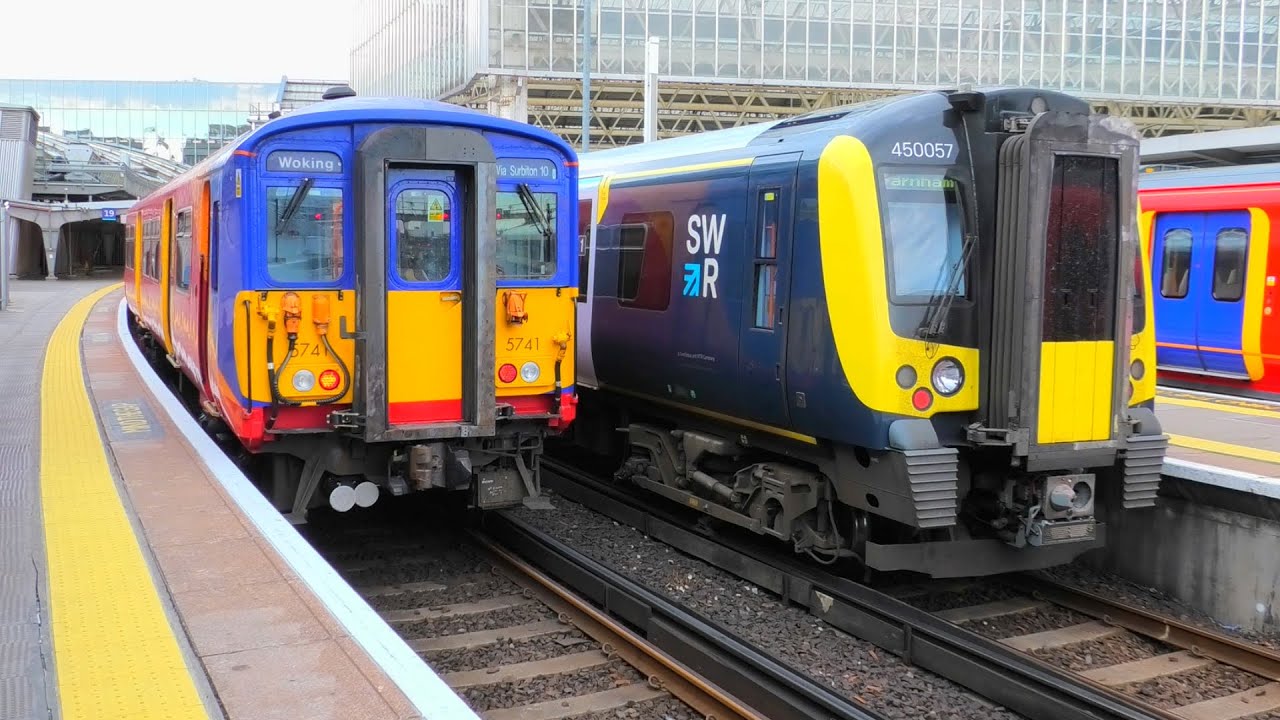 South Western Railway (SWR) Class 455 Ride: London Waterloo to Shepperton (via Richmond) - 26/08/22