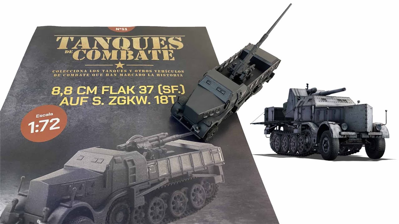 Colección Tanques de combate - 8,8 cm Flak 37 (SF.) - No.10