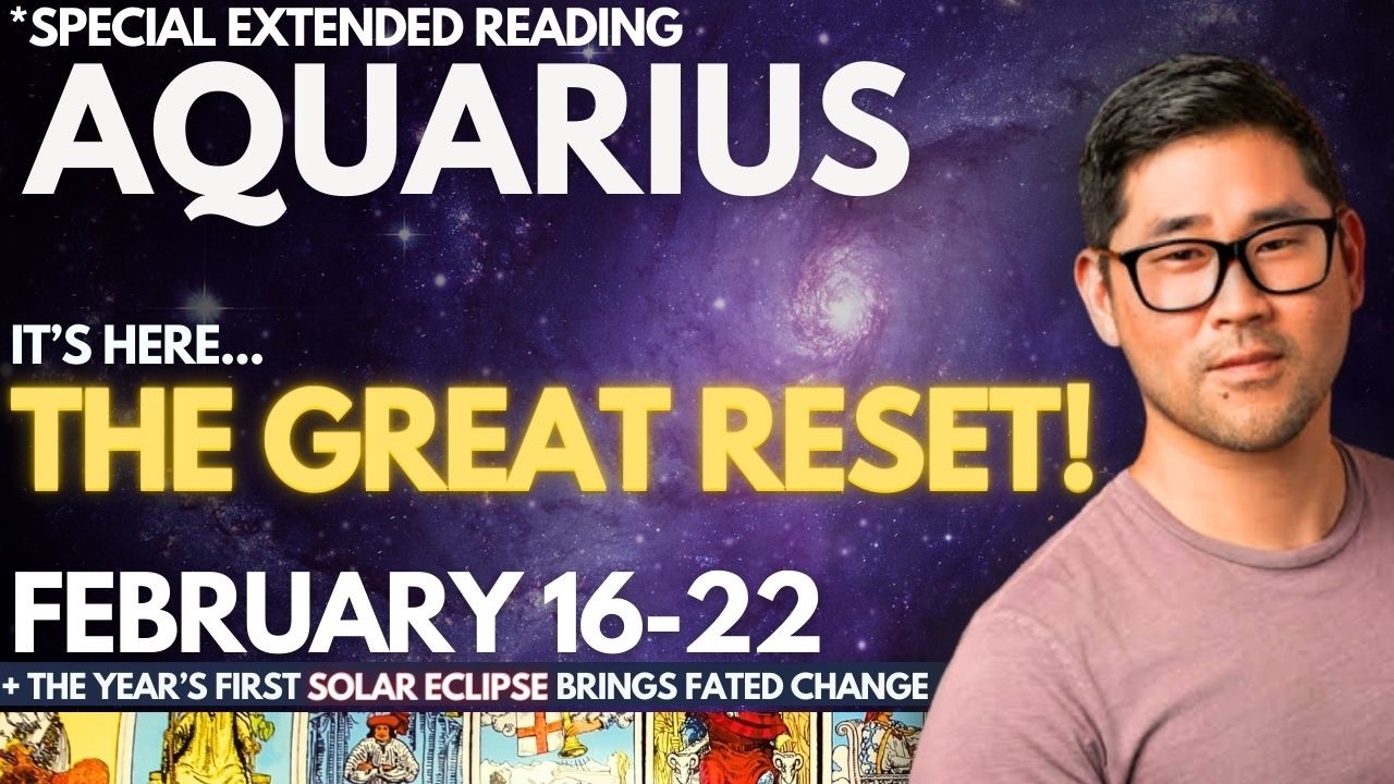 Aquarius - ECLIPSE IN YOUR SIGN IS ABOUT TO BLOW YOUR MIND - AND DELIVER 👊🔥Feb 16-22 Tarot Horoscope