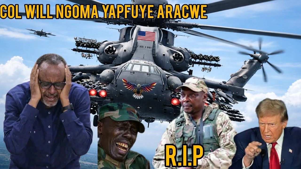 Lt Col Will Ngoma Yapfuye aracwe Na drone Za FRDC America Yohereje abakomando gufasha Congo M23yooo