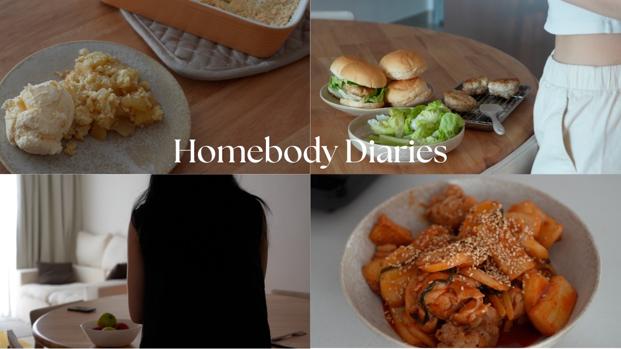 Homebody Diaries ✨ De-stressing in the Kitchen | Sandwiches & Apple Crumble