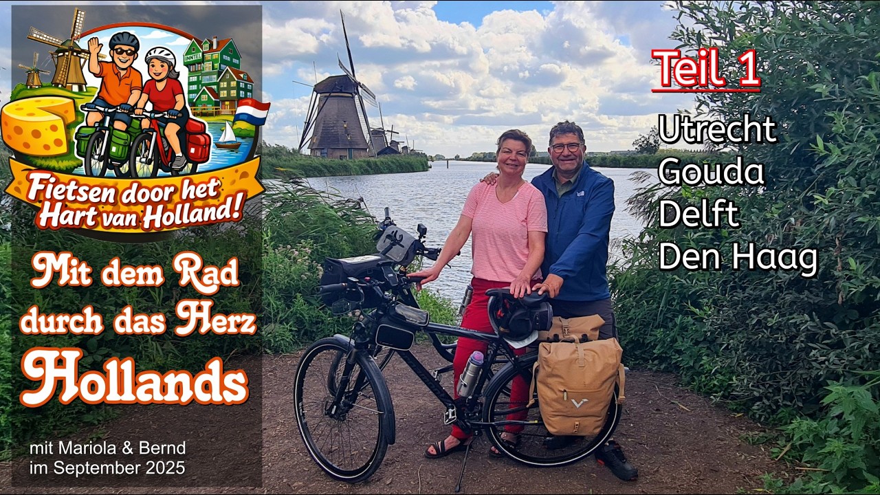 Fietsen durch das Herz Hollands | Teil 1 | Utrecht, Gouda, Delft, Den Haag