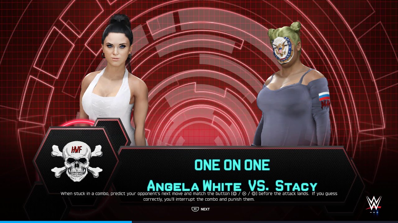 Angela White vs Russian Bear Stacy in a Number 1 Contender Match for the HWF Women's Championship