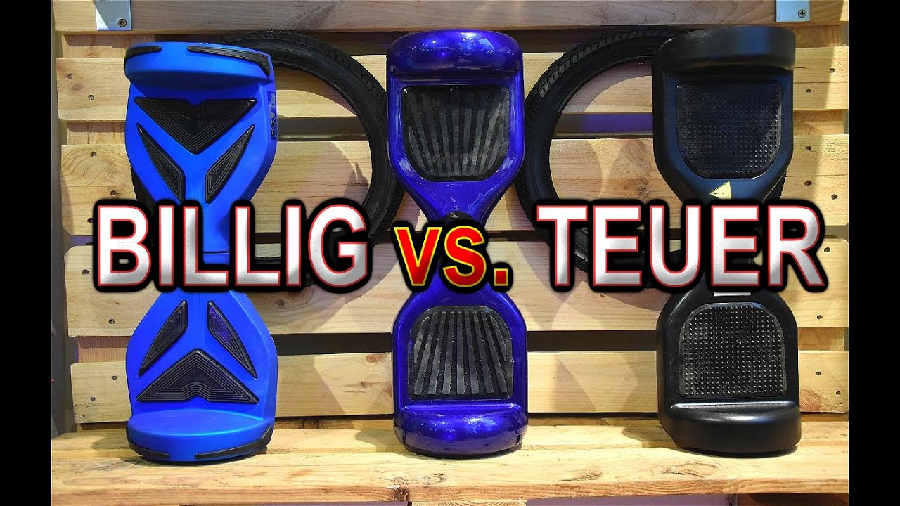 Hoverboard BILLIG vs. TEUER, Balance Board, *Test&Review* [Deutsch, German]