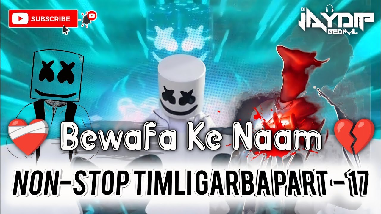 💔 Bewafa Ke Naam ❤️‍🩹 | Tarpa Timli Paino Pad Mix 🎧| Nonstop Garba Part-17 | Dj Jaydip Jp In The Mix