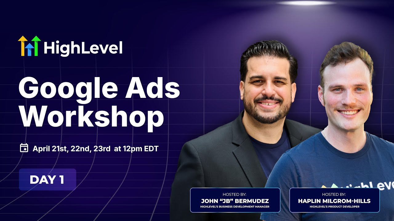 Google Ads Workshop - Day 1