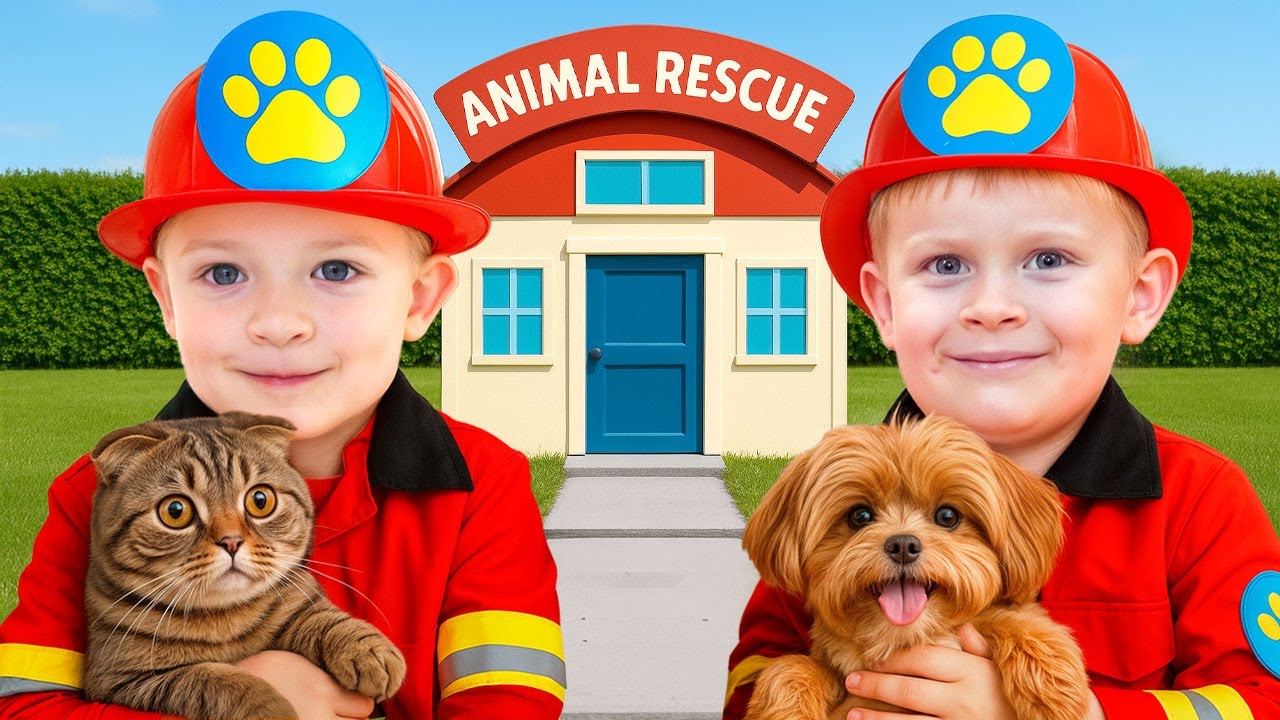 Приключения по спасению животных 🐾 Дети помогают потерявшимся питомцам