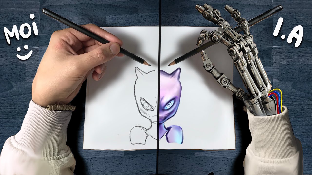 JE DESSINE VOS COMMENTAIRES (Une IA m'aide)