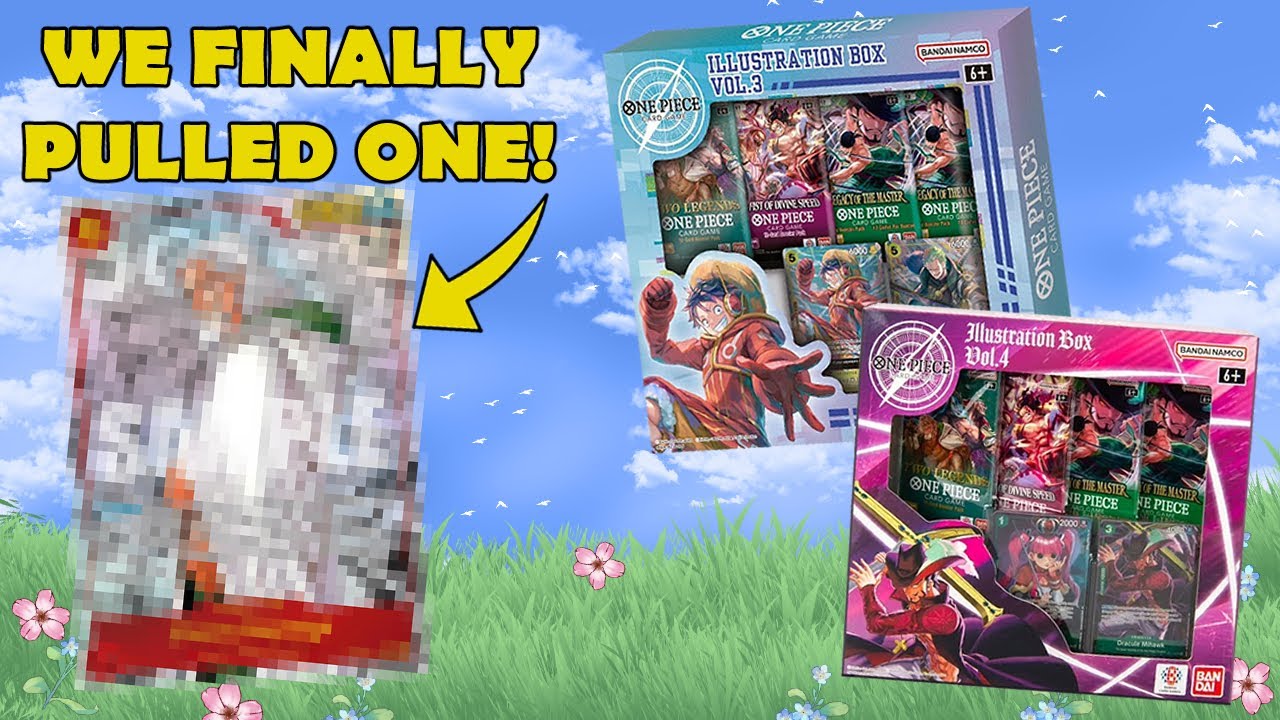 One Piece Card Opening!! 2 NEW Illustration Boxes and I Pulled a Manga Rare!