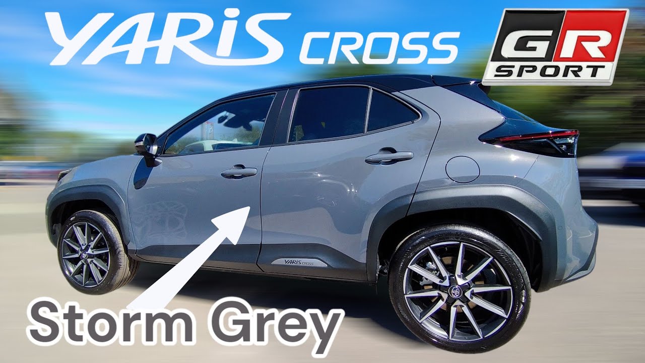 New Colour for 2025 Toyota Yaris Cross GR SPORT in Storm Grey Vs RAV4 GR or CHR? - Walkround & Drive