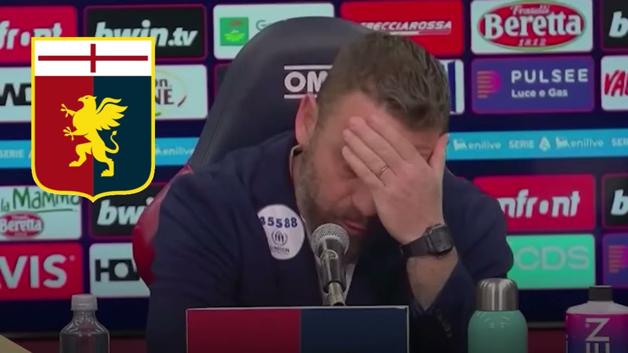 COSÌ NON VA! Guarda cosa ha detto De Rossi dopo Genoa - Napoli