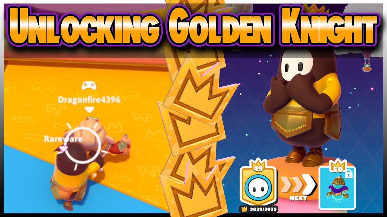 Unlocking Golden Knight/Max Crown Rank | Fall Guys
