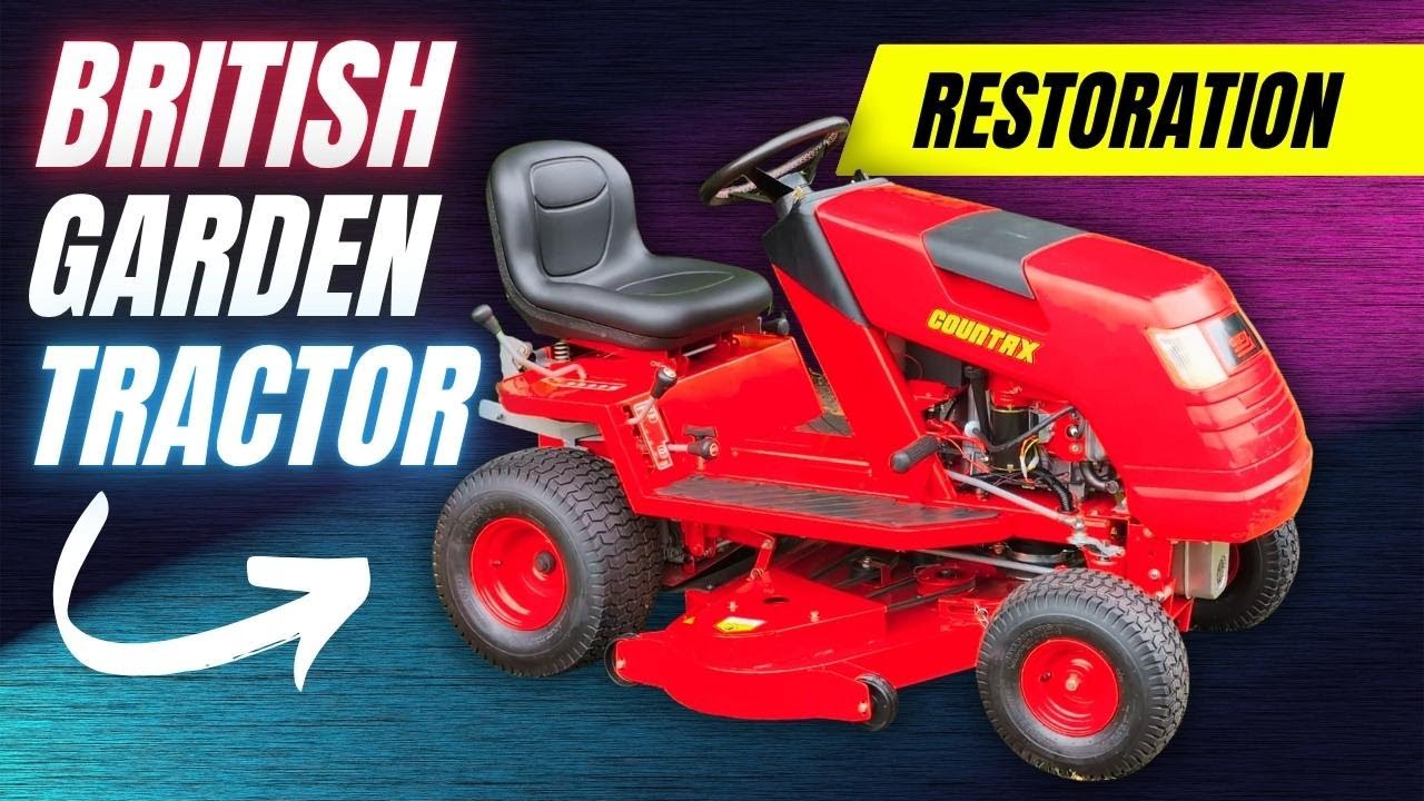SHOCKING RUSTY GARDEN TRACTOR - RESTORATION